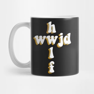 wwjdxhwlf Mug